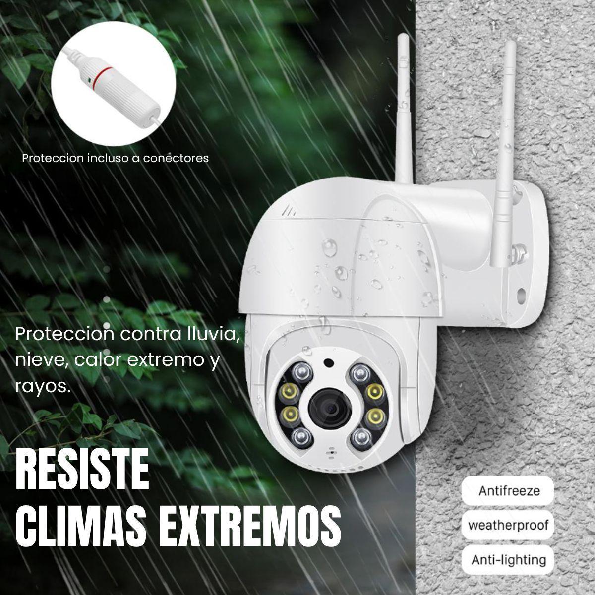 Cámara Seguridad Exterior Wifi FullHD 1080p Jortan JT-8160QJ Ip Yoosee 2mp Vigilancia Domo-2