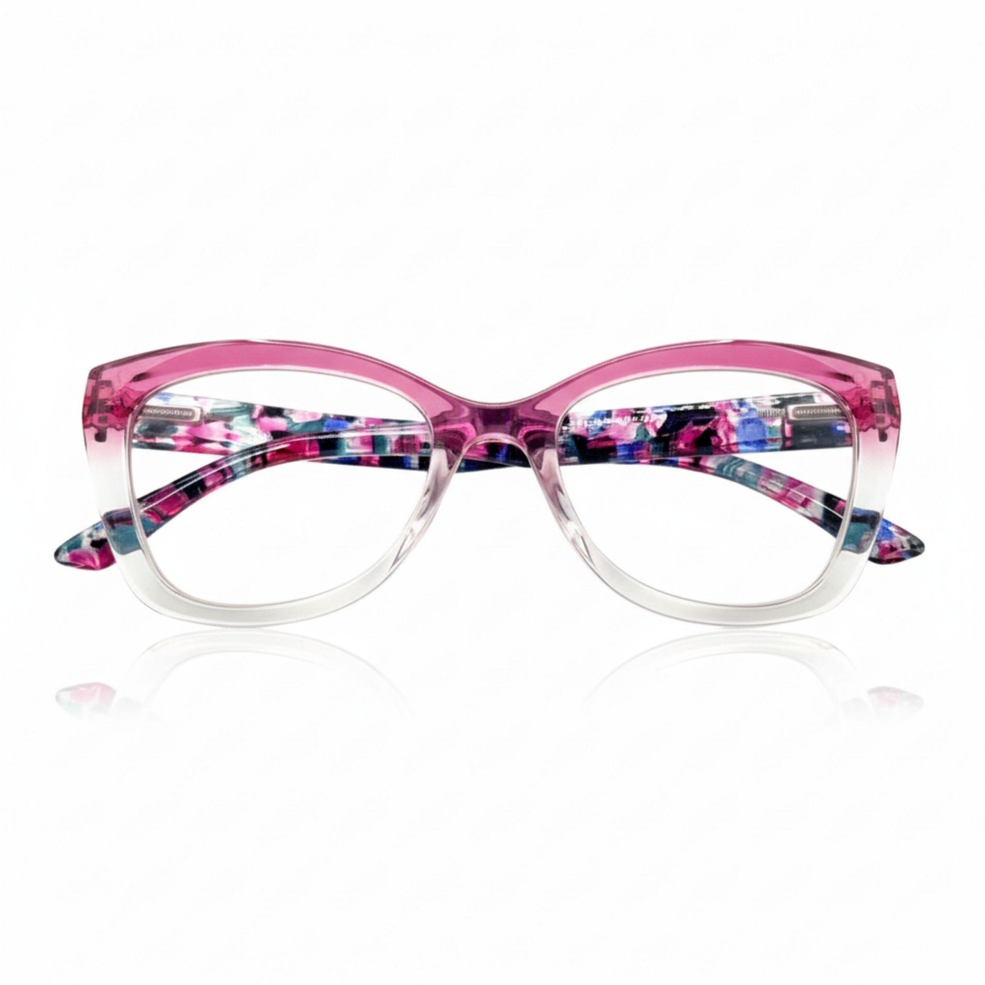 Lentes de Lectura Opticos para mujer Achik Scarlet Fucsia Cat Eye con filtro para luz azul-3
