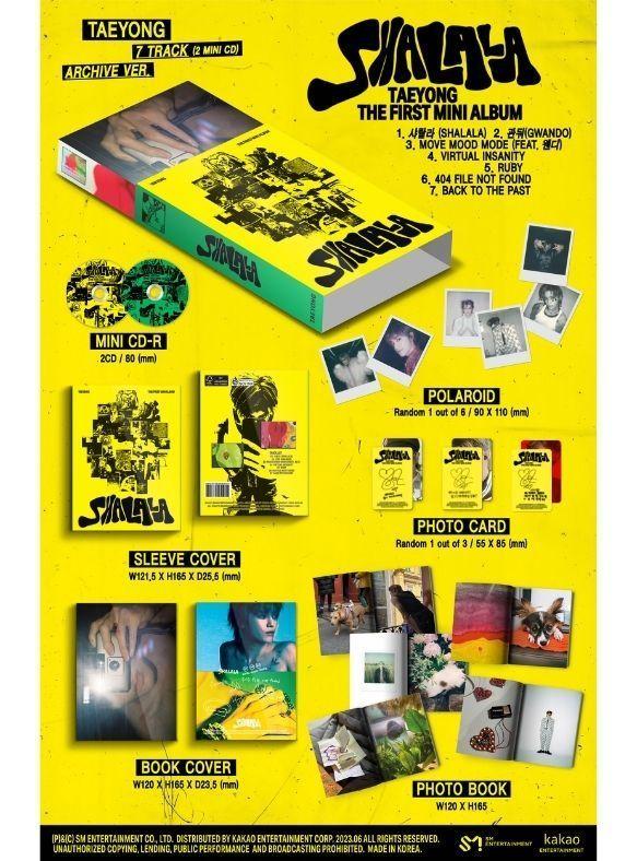 TAEYONG - The 1st Mini Album 'SHALALA' (Archive Ver.) | CD-2