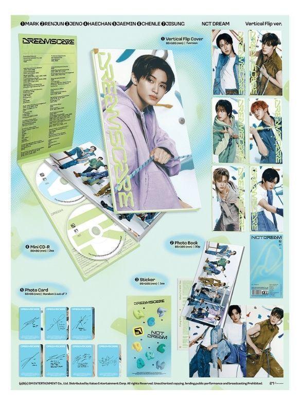 NCT DREAM - The 4th Album 'DREAMSCAPE' (Vertical Flip Ver.) - Random | CD-2