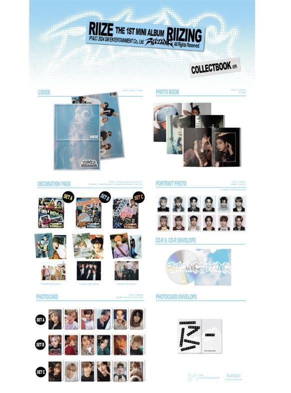 RIIZE - The 1st Mini Album 'RIIZING' (Collect Book Ver.) | CD-2