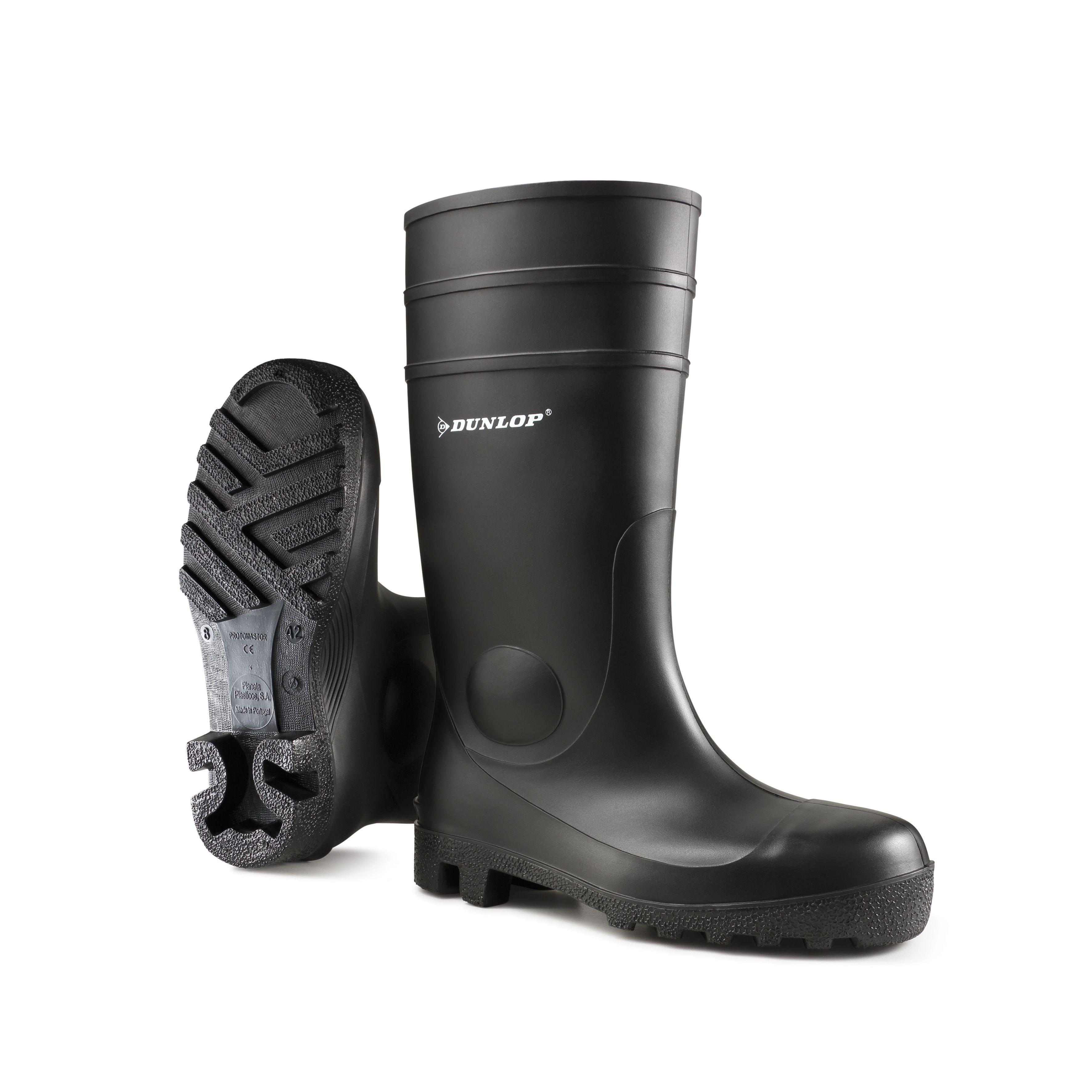 BOTA DUNLOP PROTOMASTOR FULL SAFETY NEGRA 44-0