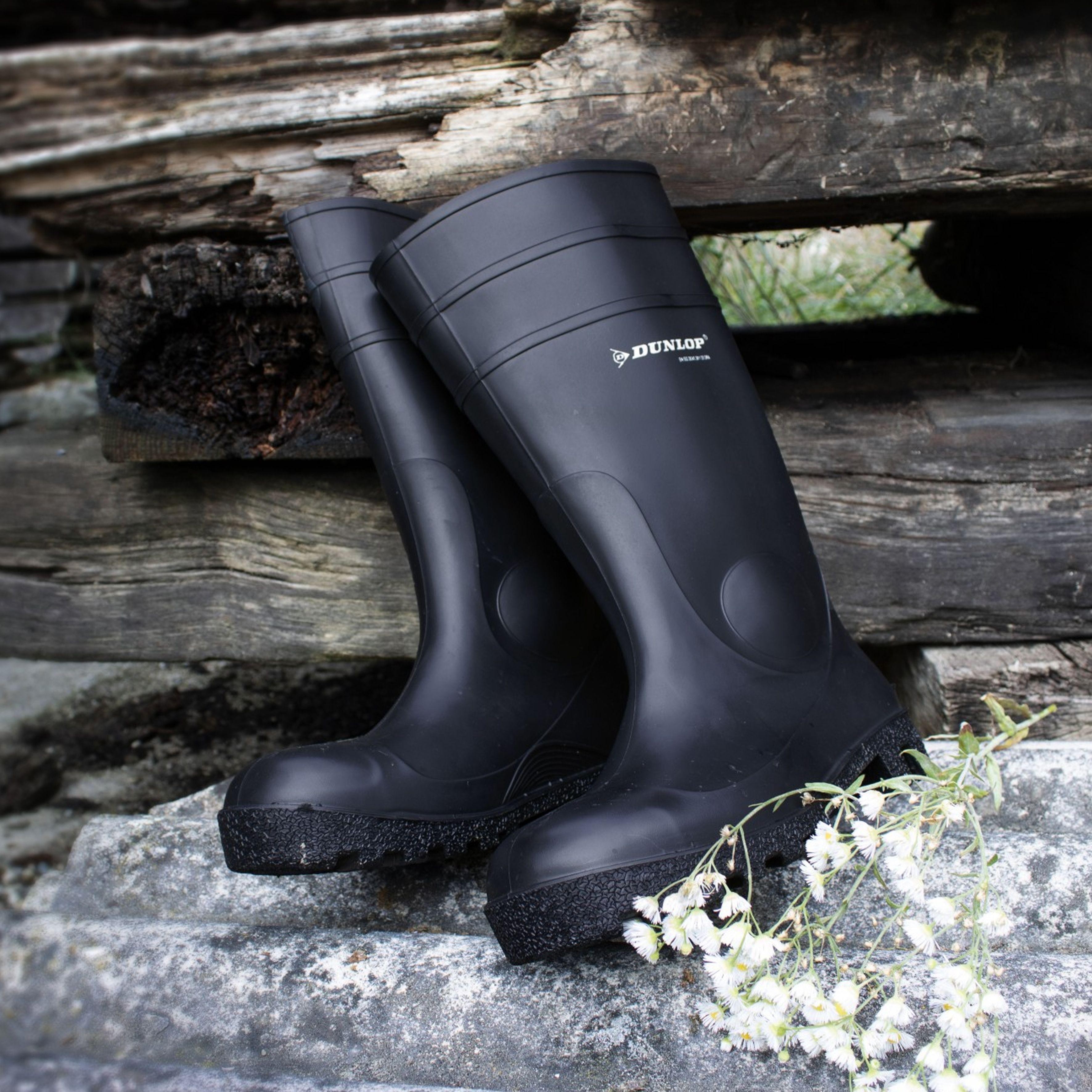 BOTA DUNLOP PROTOMASTOR FULL SAFETY NEGRA 44-6