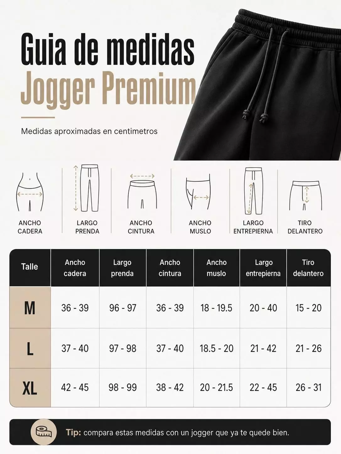 Buzo Jogger 450 Gr Pantalon Ajustable Premium Deportivo-4