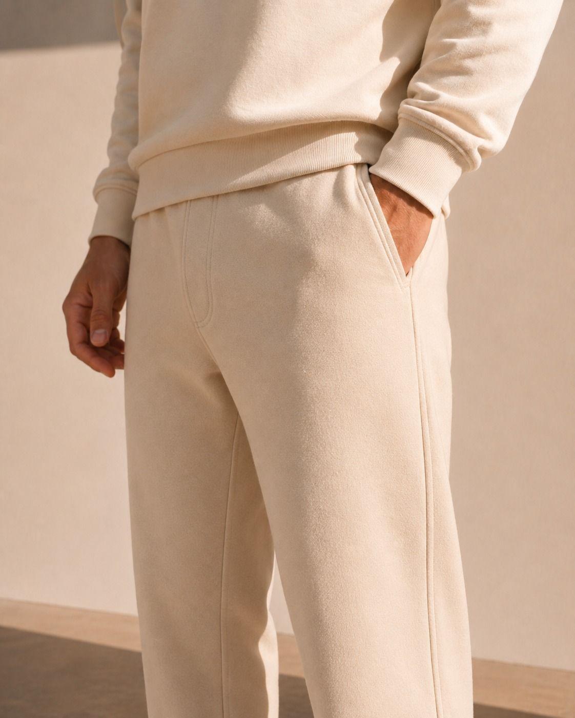 Jogger Recto Pantalon Buzo 450Gr Hombre Algodon Forro Polar-2