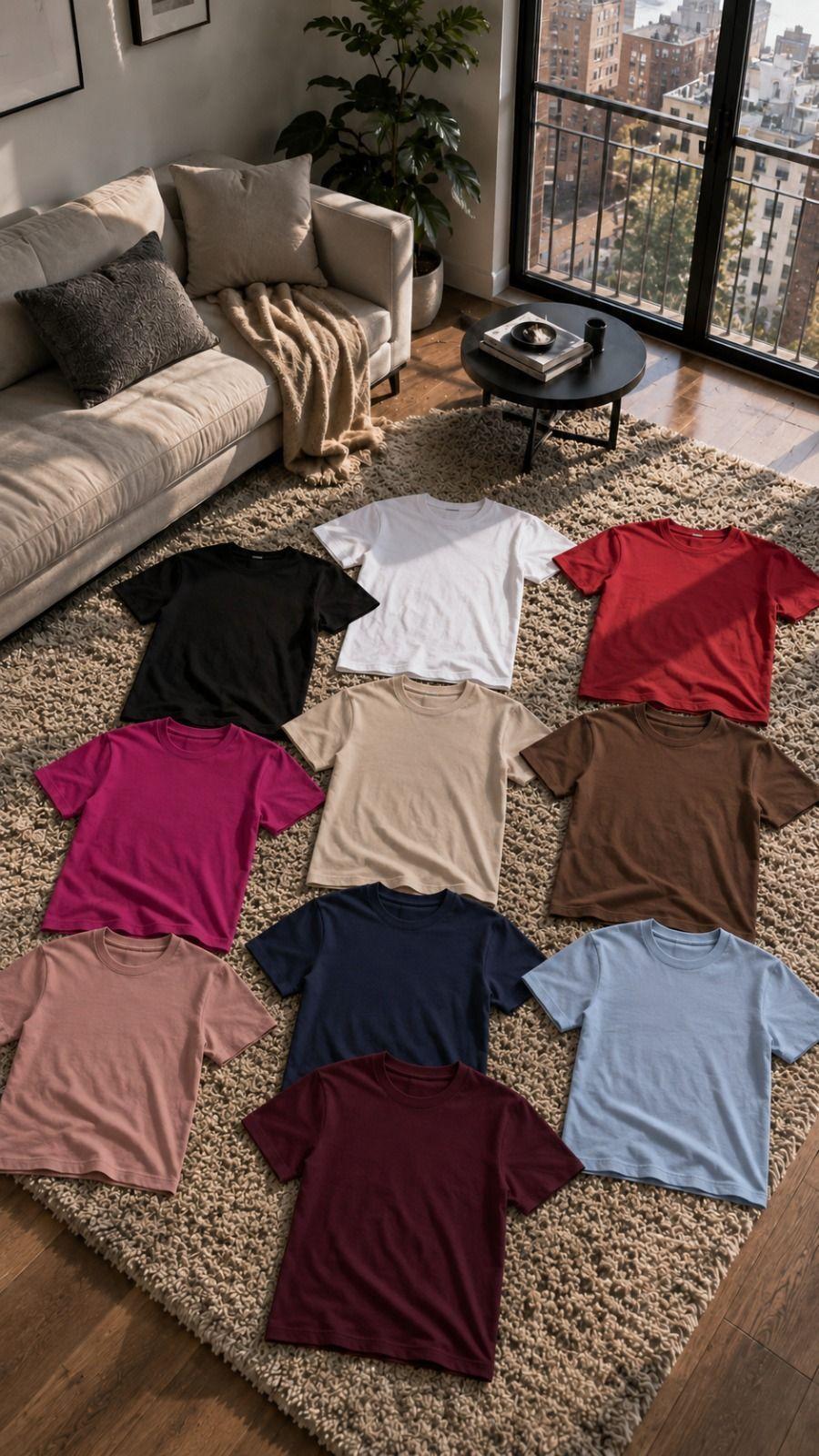 Polera oversize mujer 200gr cuello redondo 100 algodon-4