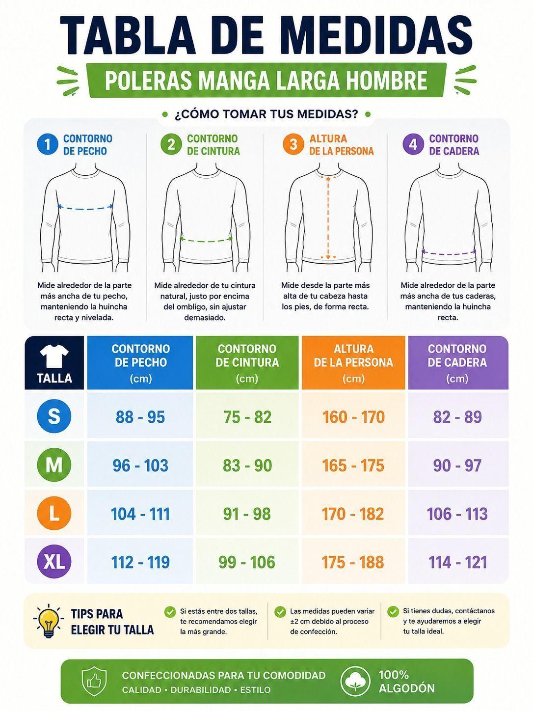Polera Manga Larga Oversize Mujer 220Gr Cuello Redondo 100 Algodon-3