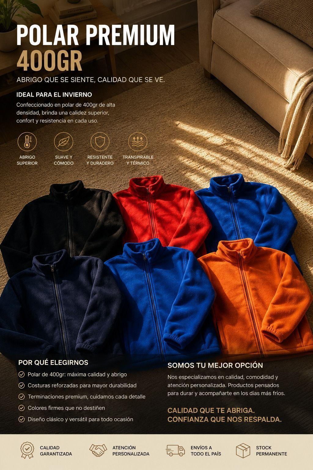 Chaqueta Micro Polar 450gr T rmico Hombre Corporativo Invierno-4