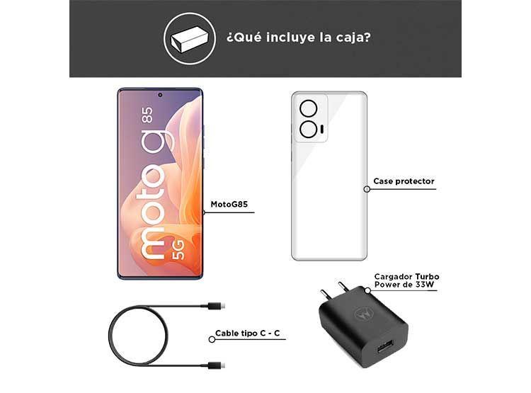Motorola Moto G85 5G 256GB 12GB RAM 6.7" POLED Curva 120Hz | Cámara 50MP OIS | Batería 5000mAh | Cel-3
