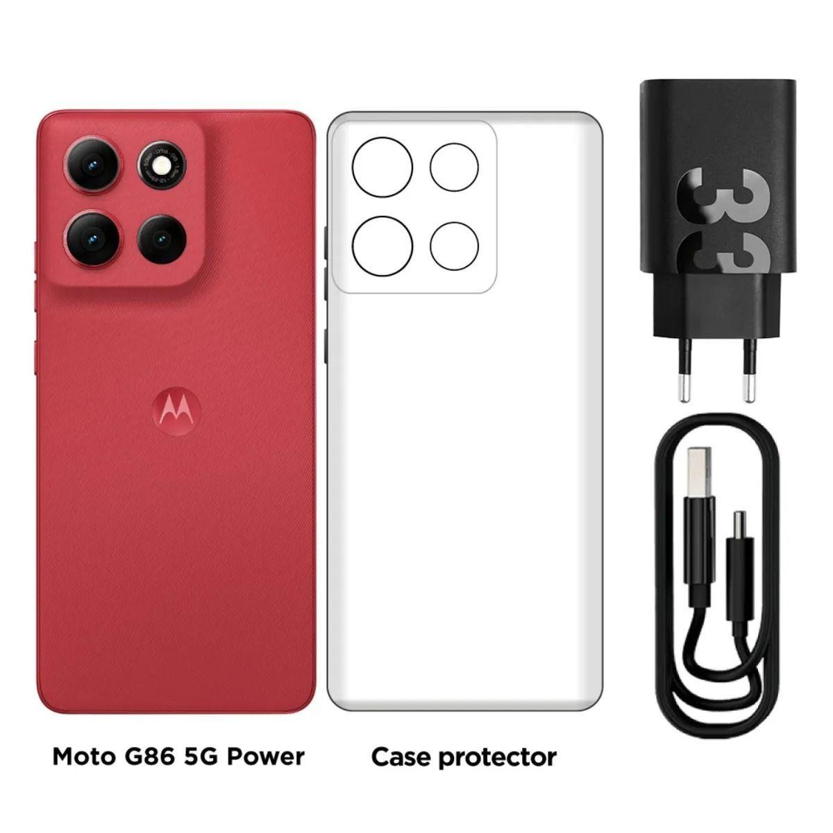 Motorola Moto G86 Power 256GB Cereza Pantalla 6.8" Batería 6000mAh Liberado-2