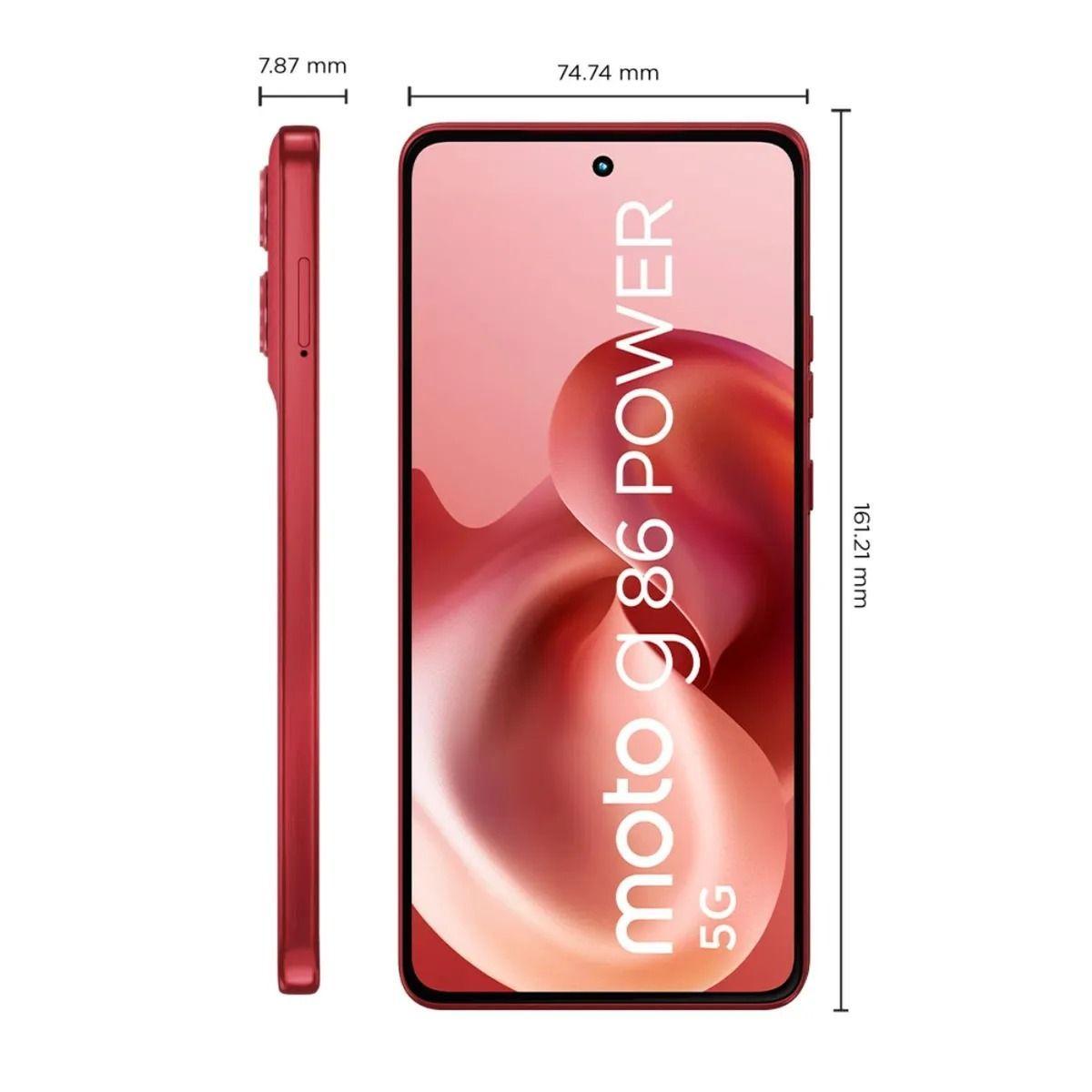 Motorola Moto G86 Power 256GB Cereza Pantalla 6.8" Batería 6000mAh Liberado-3