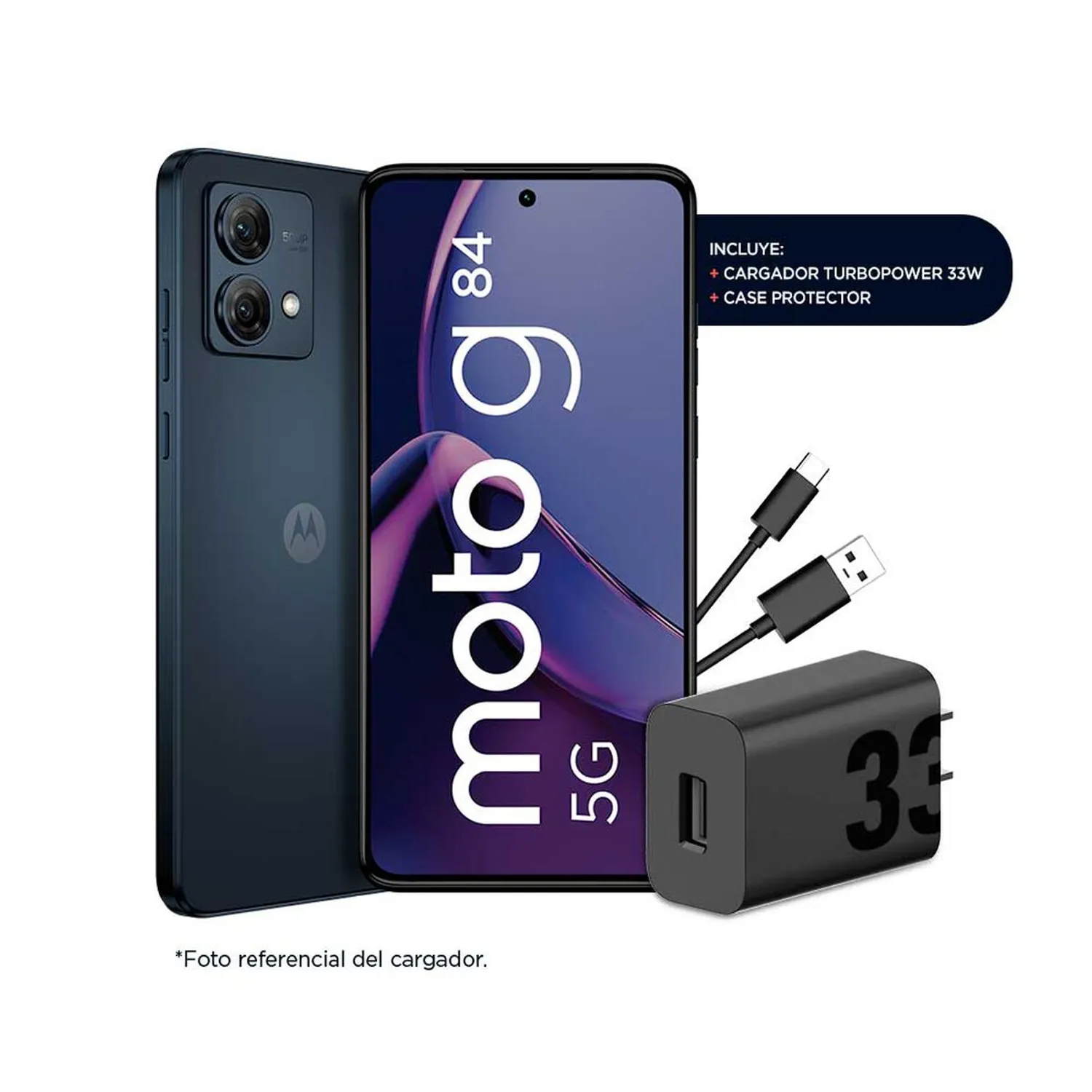 Celular Motorola Moto G84 5G 256GB 655 Negro Liberado-3