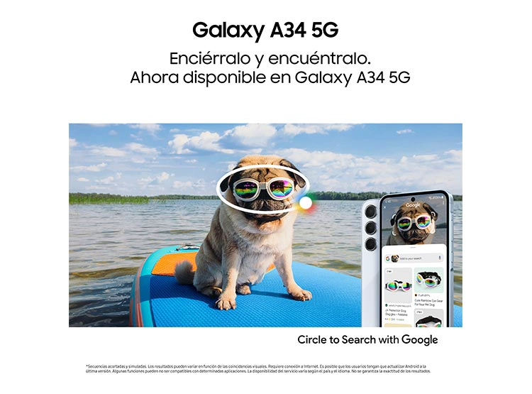 Samsung Galaxy A34 5G (128 GB / 6 GB RAM) – Pantalla AMOLED 120 Hz, Cámara 48 MP, Color Negro-2