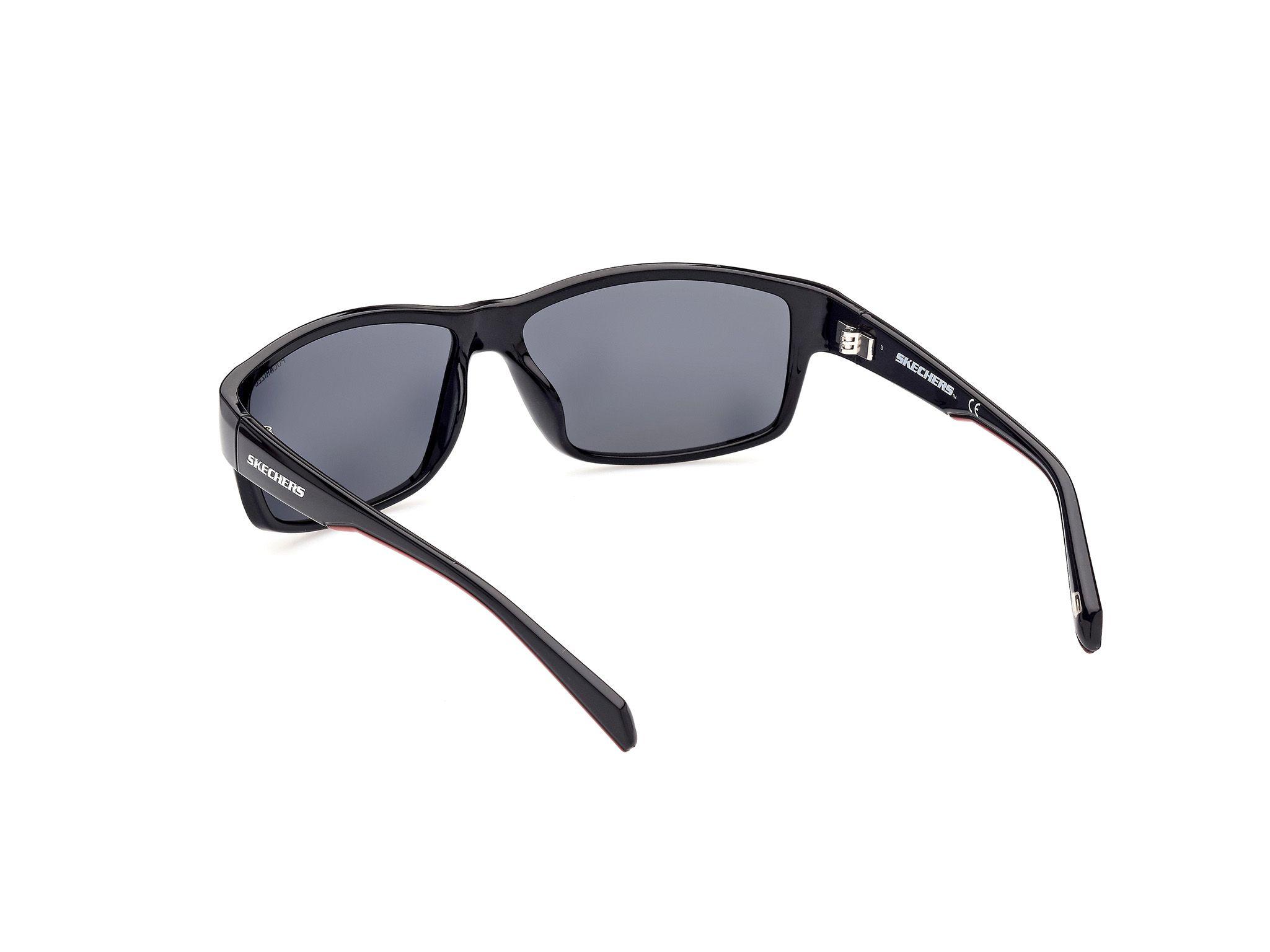 Lentes de Sol Negro Brillante Polarizados Skechers SE615901D-3