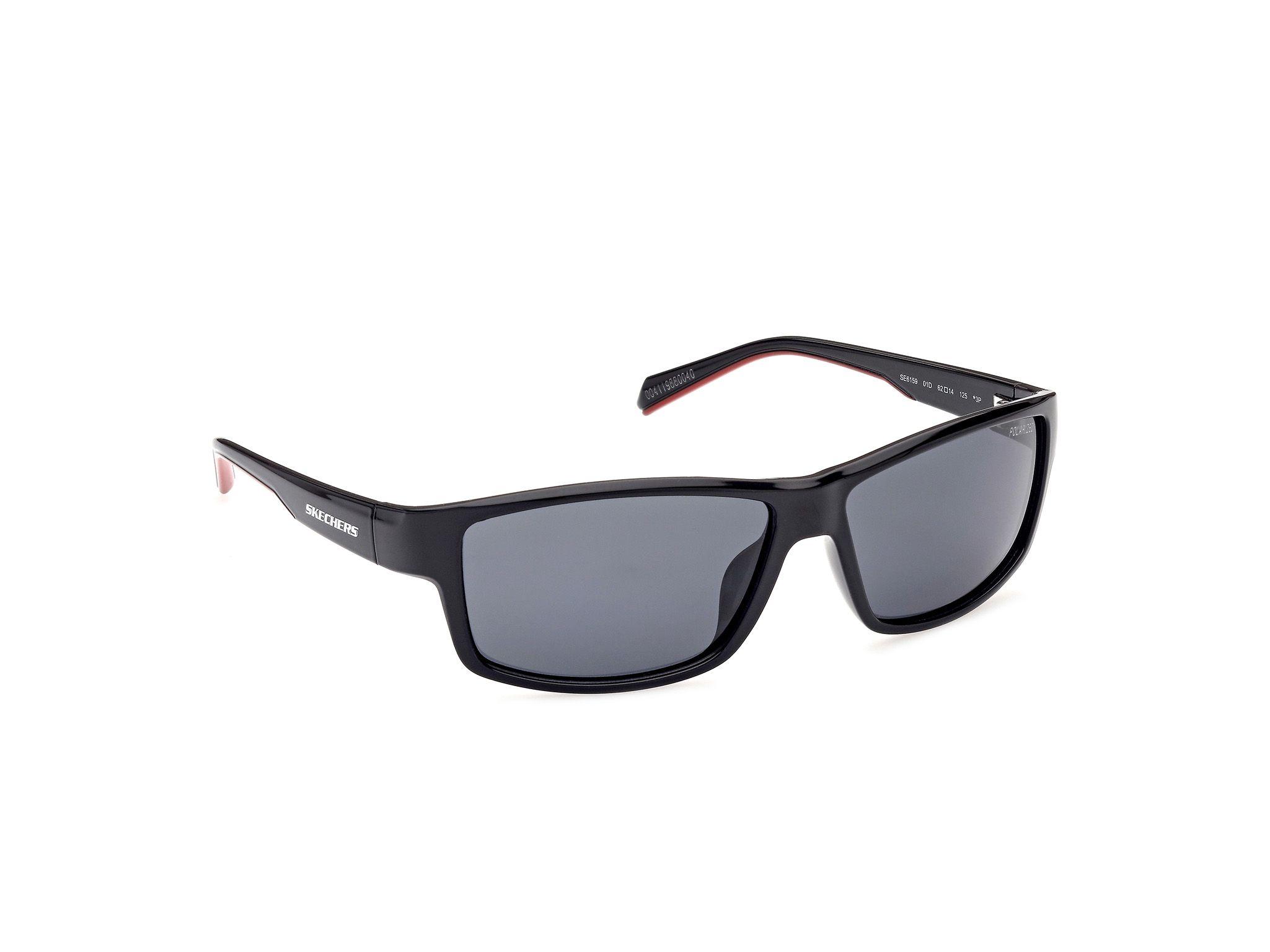 Lentes de Sol Negro Brillante Polarizados Skechers SE615901D-7