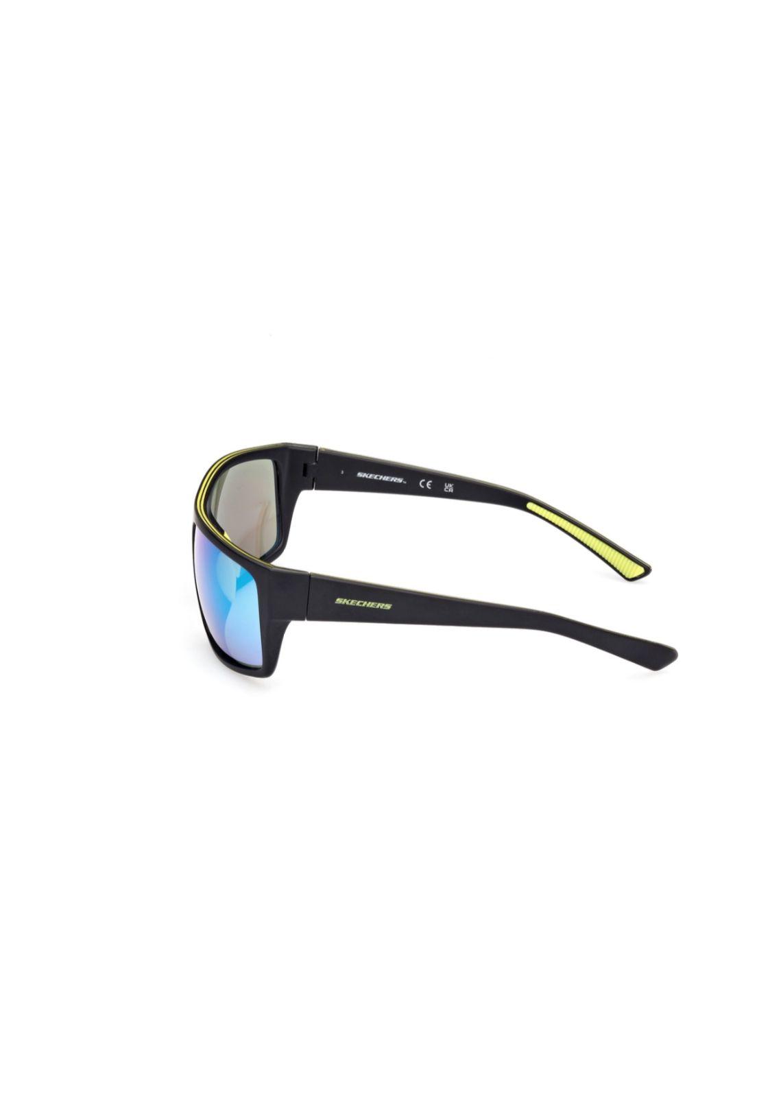 Lentes de Sol Negro Espejados Skechers SE629202Q-2