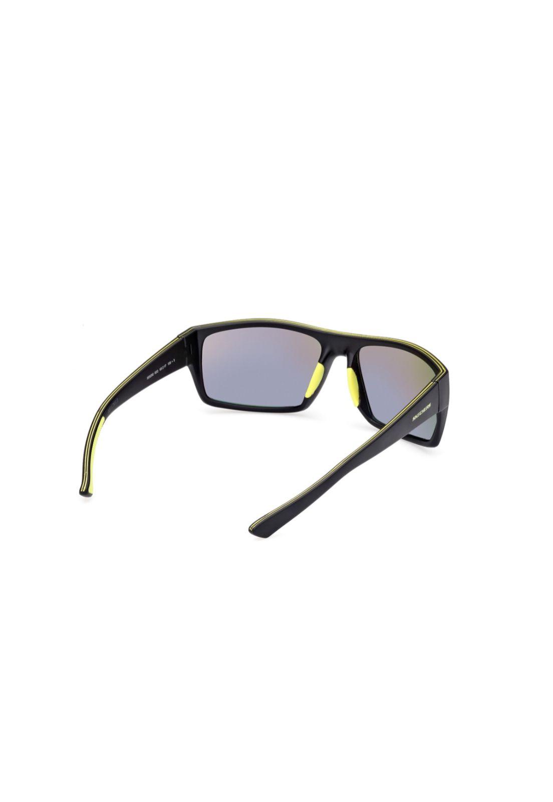 Lentes de Sol Negro Espejados Skechers SE629202Q-5
