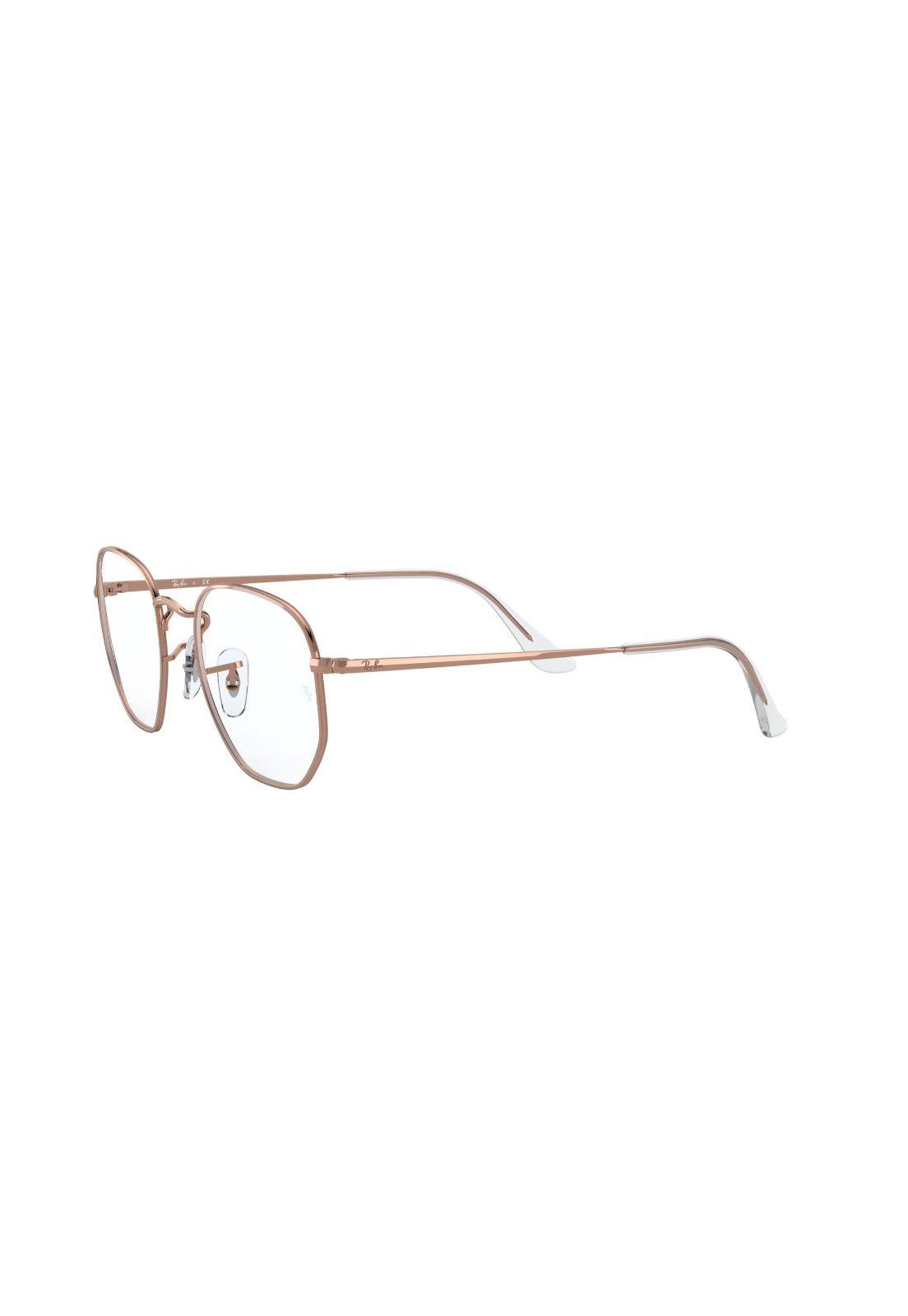 Lentes Ópticos Hexagonal Rosado Ray-Ban Optical RX64483094-2
