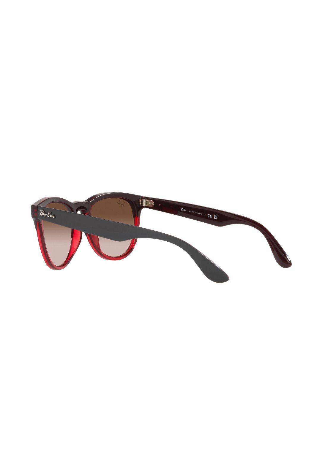 Lentes de Sol Iris Grey On Transparent Red Ray-Ban-4