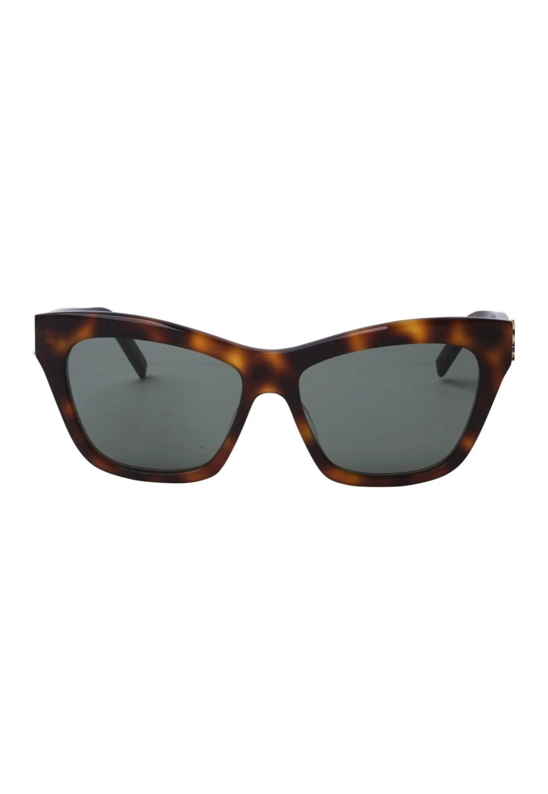 Lentes de Sol Shiny Havana Saint Laurent SLM79002-1