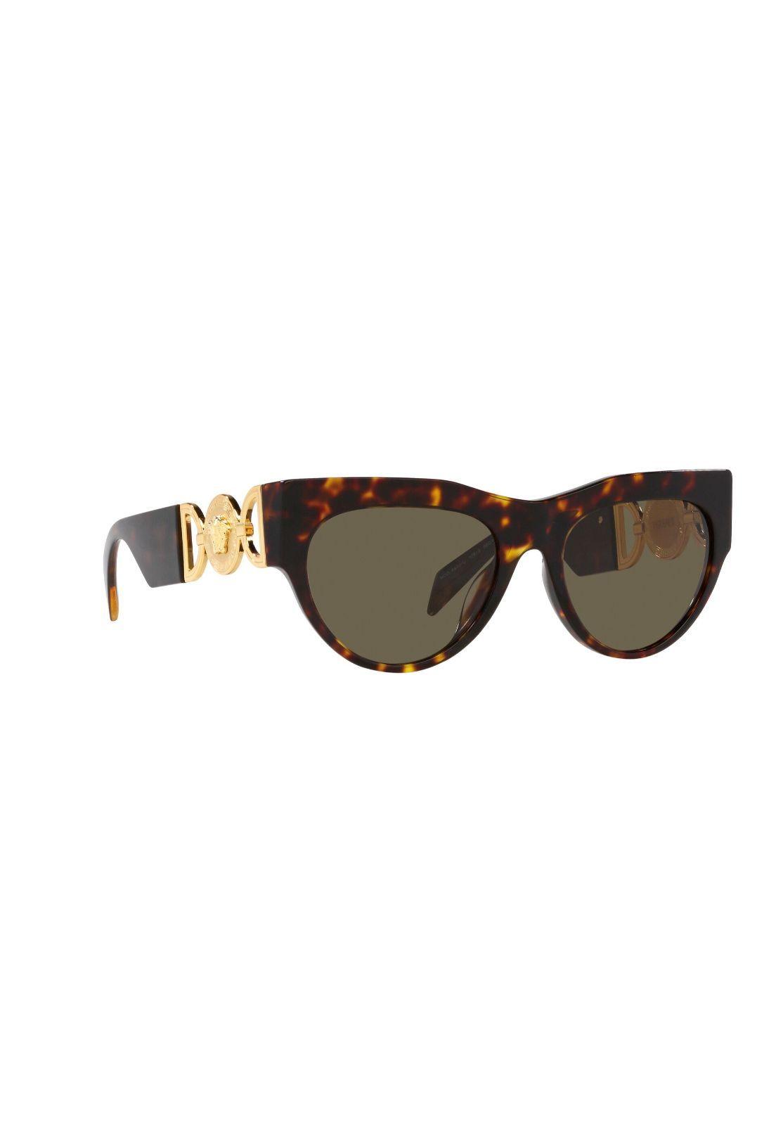 Lentes de Sol Winged Medusa Havana Versace-10