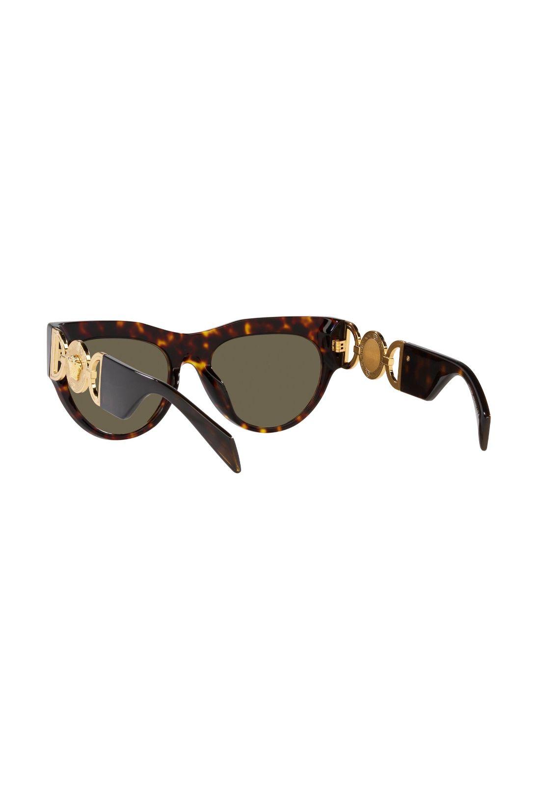 Lentes de Sol Winged Medusa Havana Versace-5