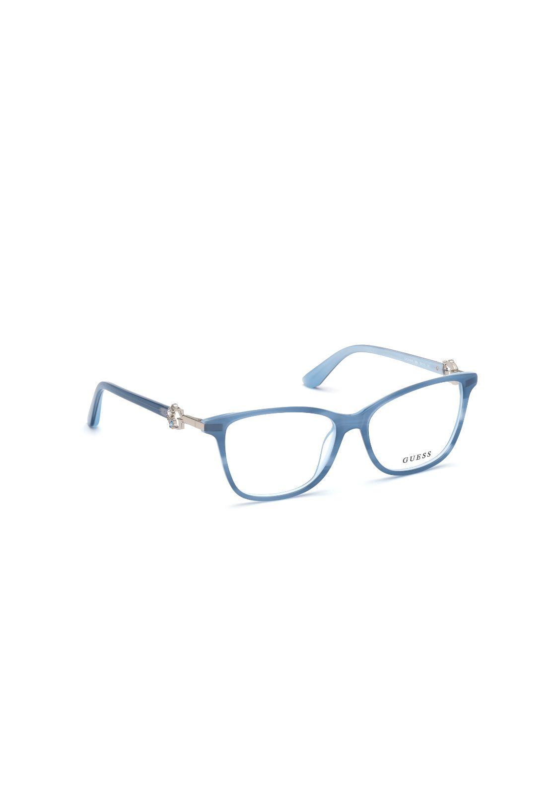 Lentes Opticos Azul Brillo Guess GU2856S08453-2