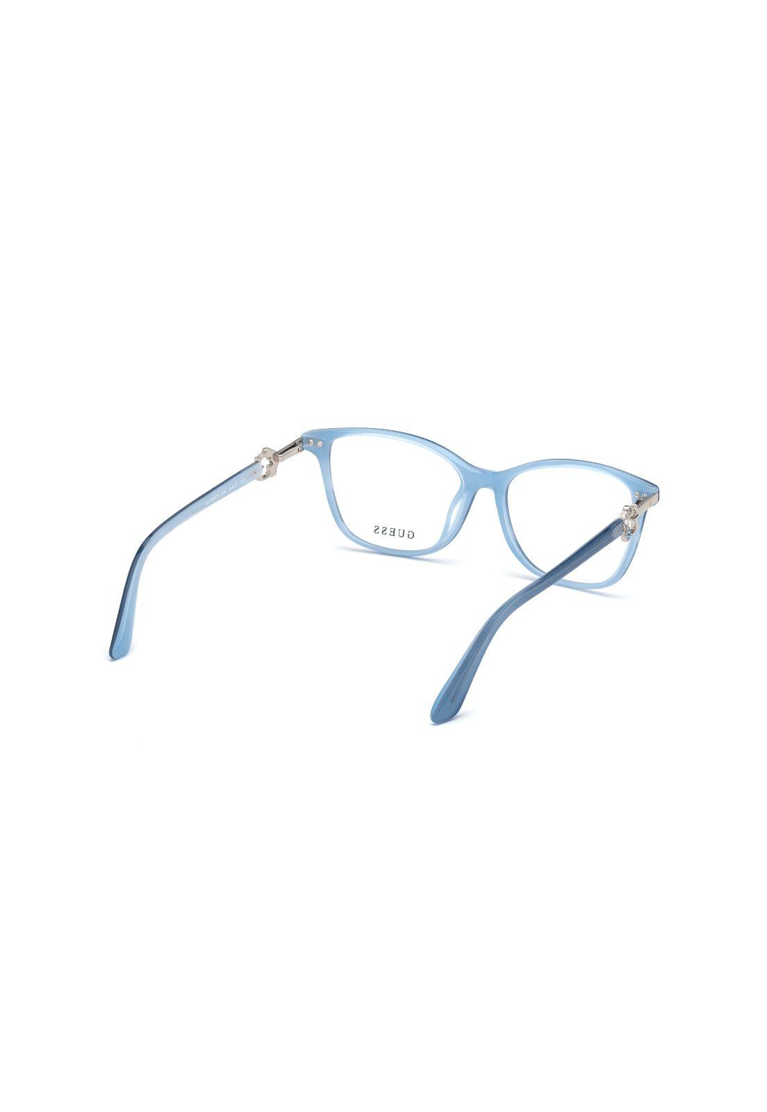 Lentes Opticos Azul Brillo Guess GU2856S08453-4