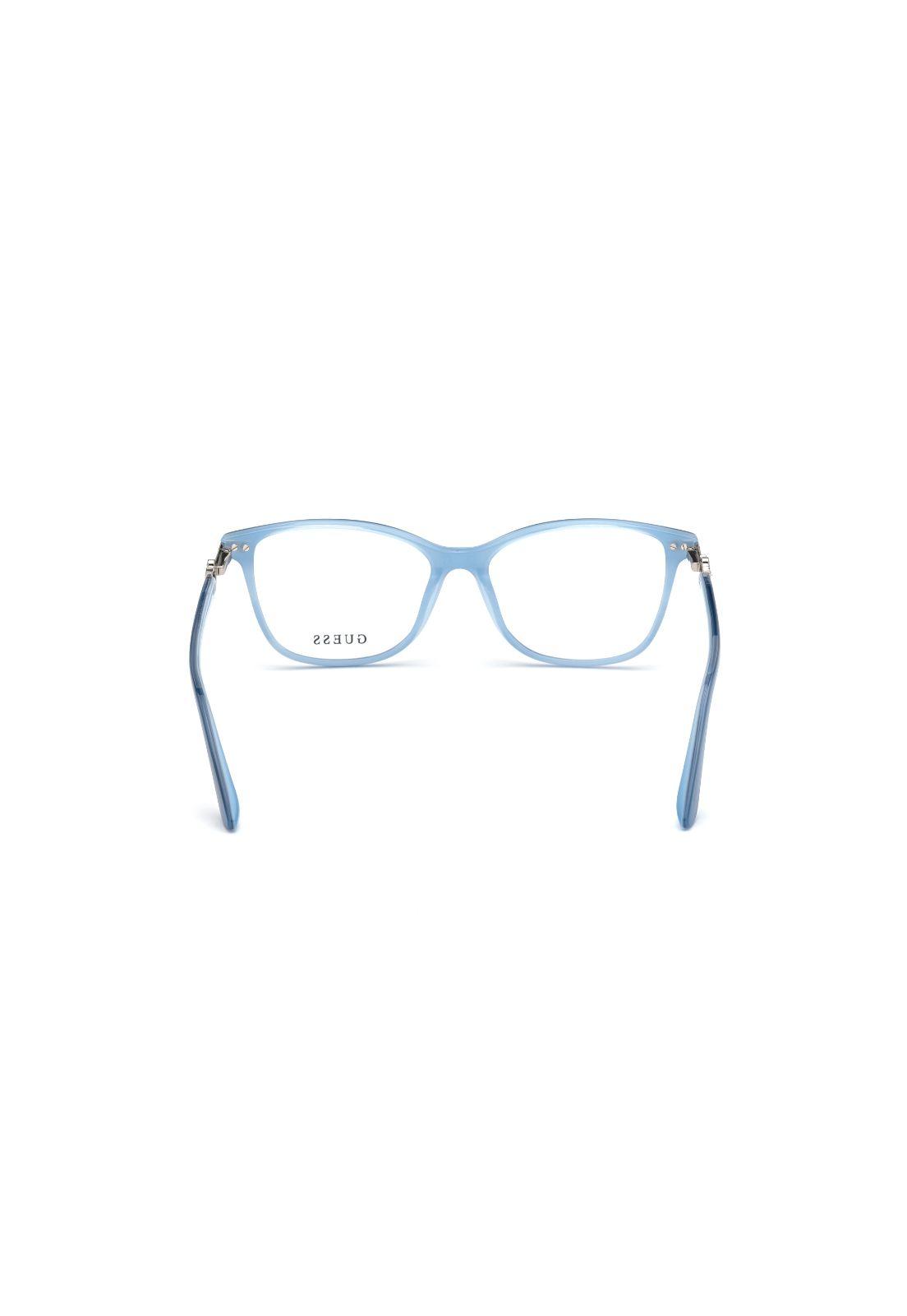 Lentes Opticos Azul Brillo Guess GU2856S08453-5