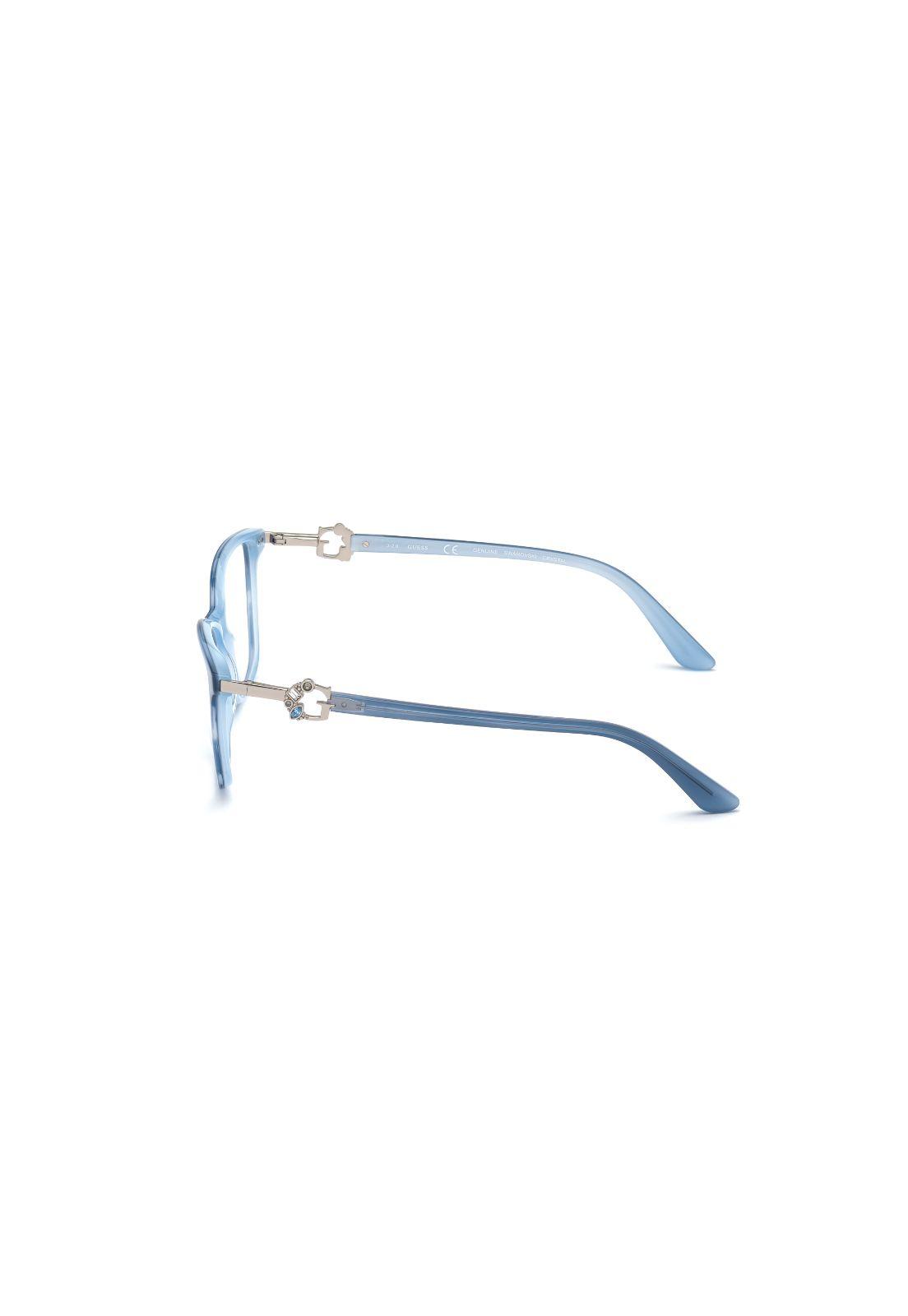 Lentes Opticos Azul Brillo Guess GU2856S08453-7