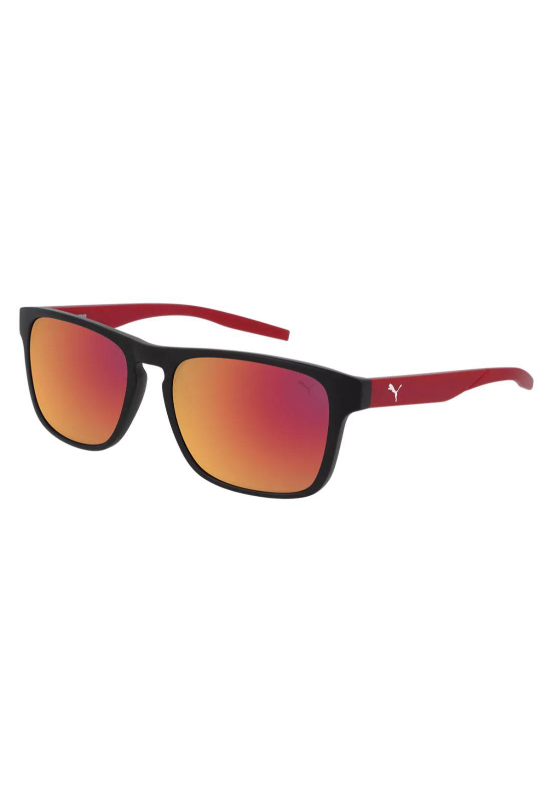 Lentes de Sol Matte Black Espejados Puma PE0118S002-1