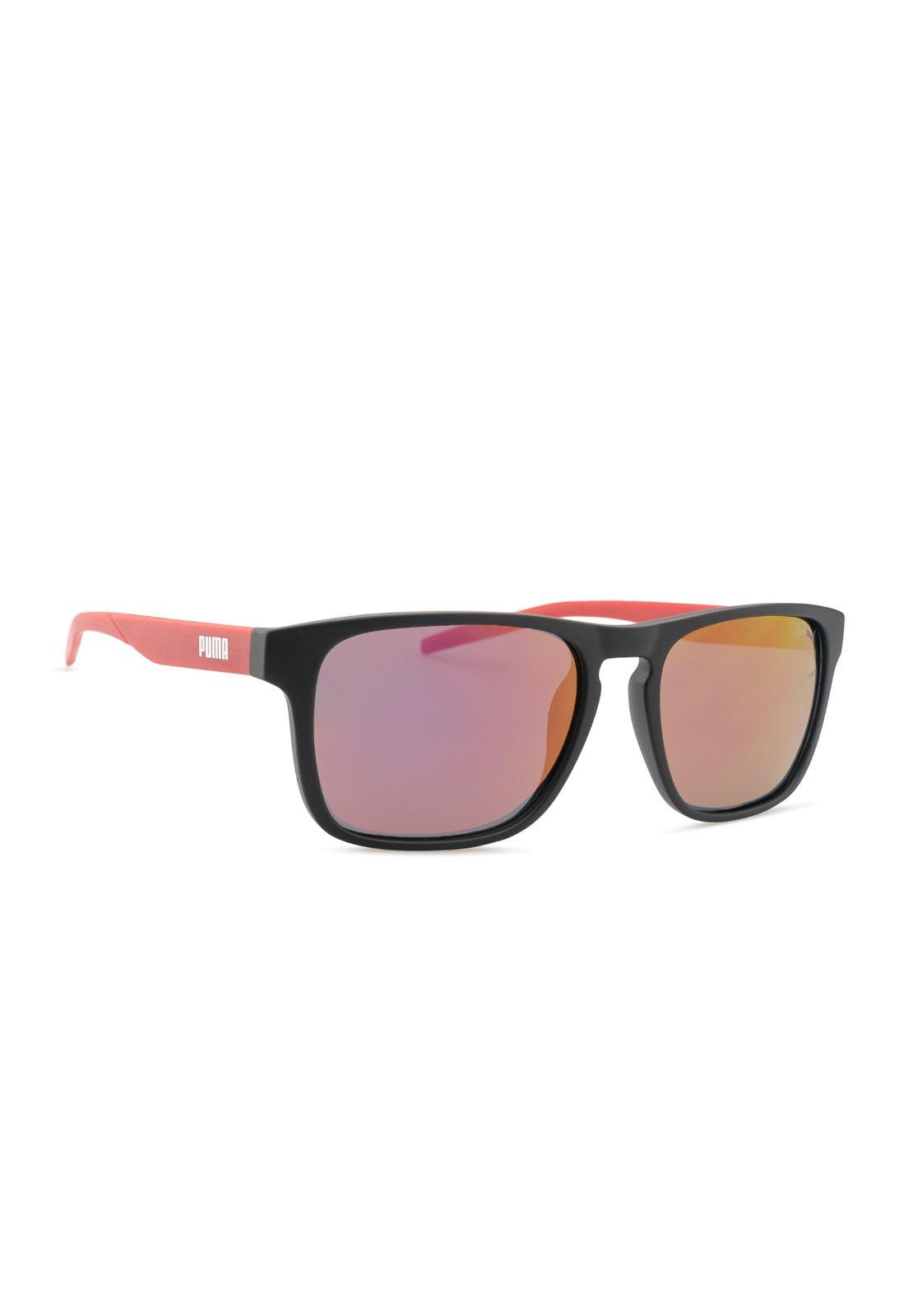 Lentes de Sol Matte Black Espejados Puma PE0118S002-3