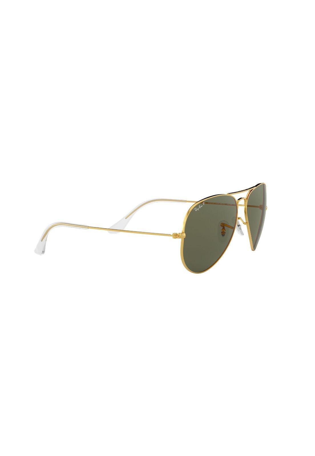 Lentes de Sol Aviator Gold Polarizados Ray-Ban RB302500158-9