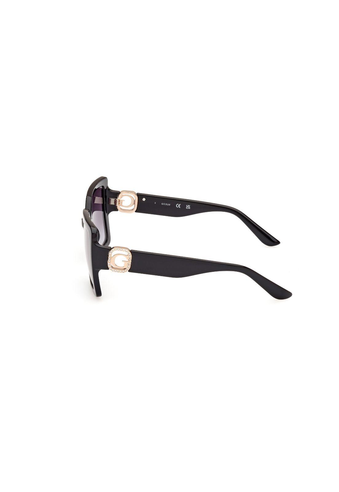 Lentes de Sol Negro Brillante Degradé Guess GU0010301B-2