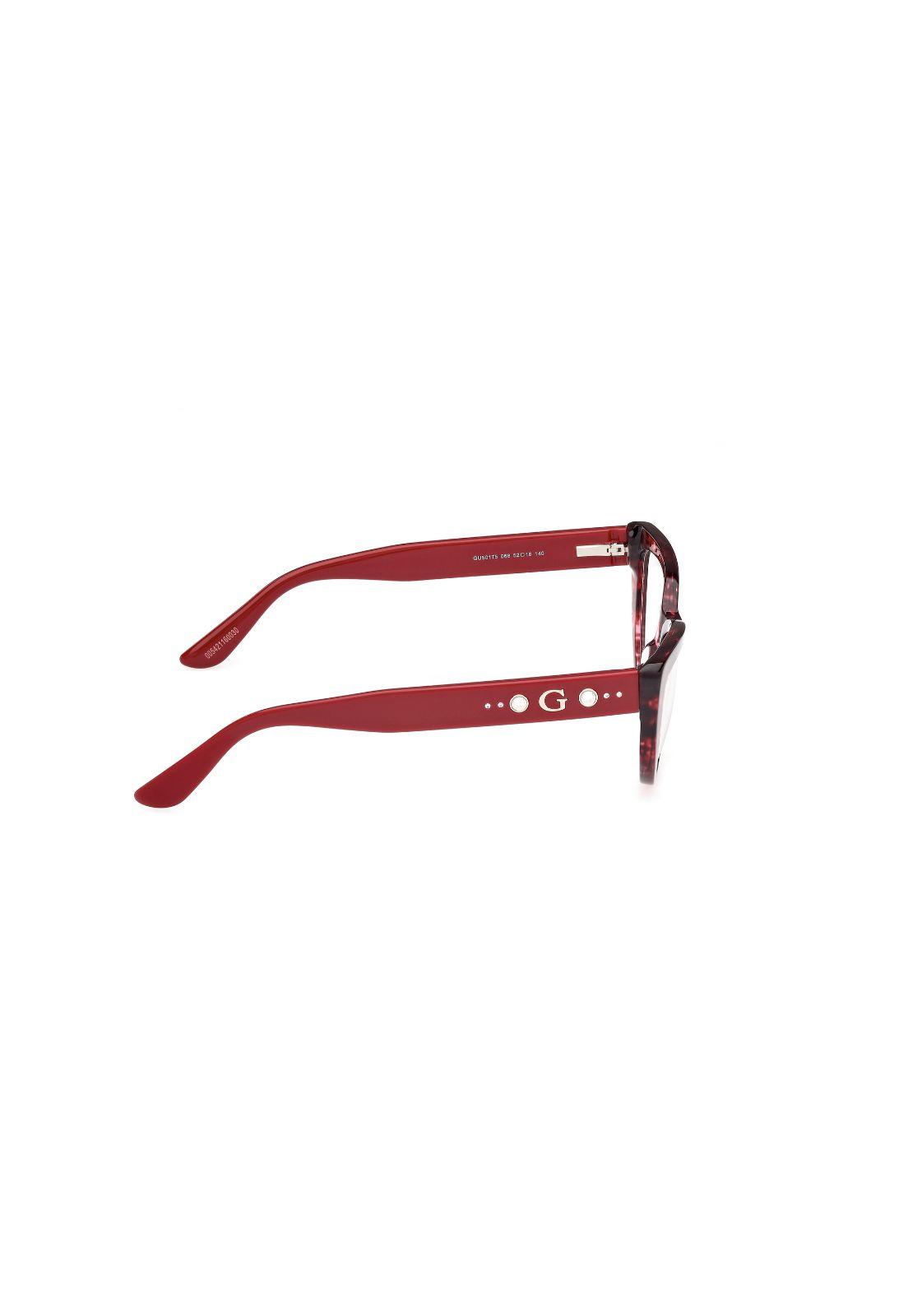 Lentes Ópticos Rojo Guess GU50175068-6