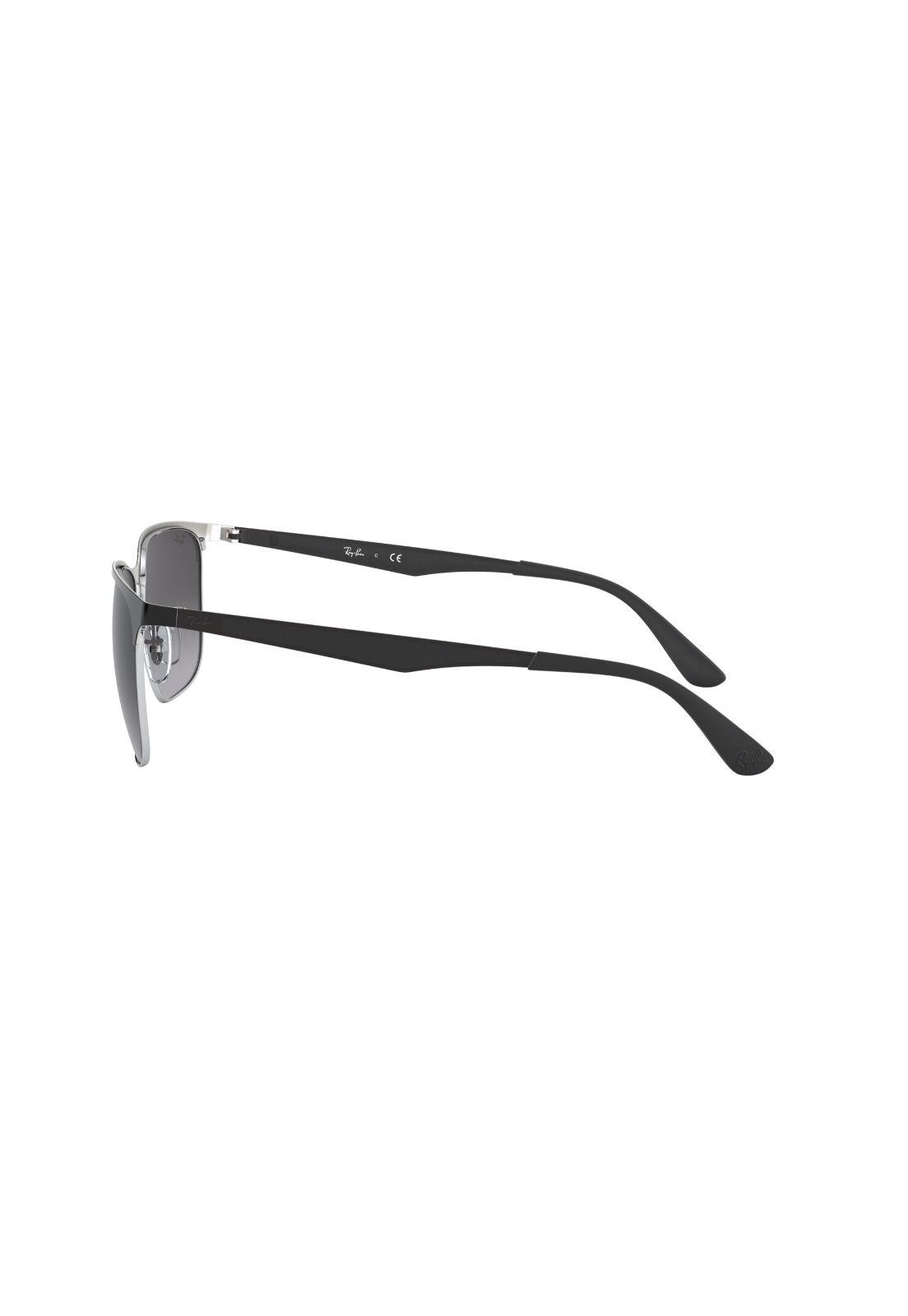 Lentes De Sol Negro On Silver Ray-Ban RB356990048G59-3