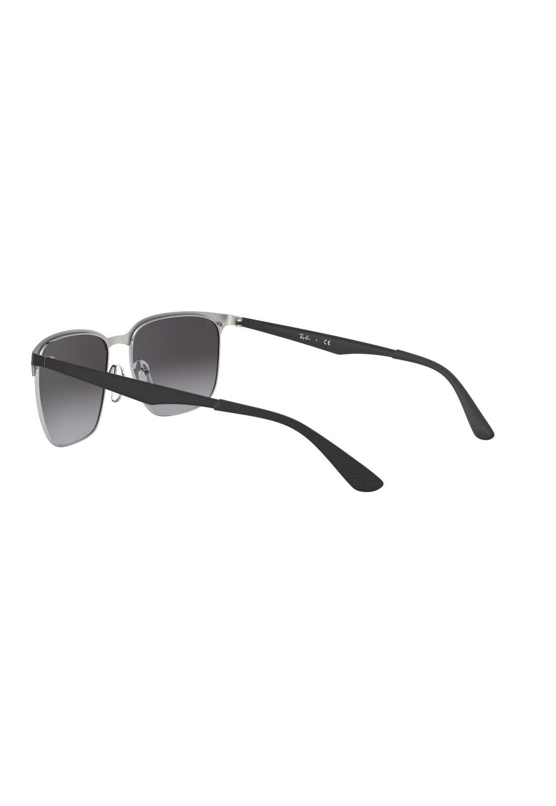 Lentes De Sol Negro On Silver Ray-Ban RB356990048G59-4
