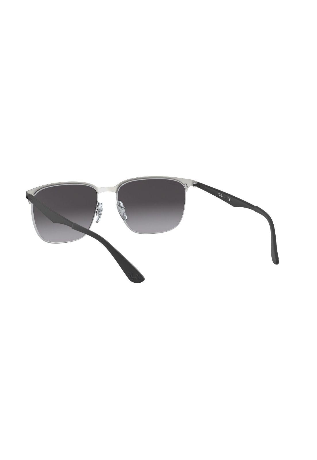 Lentes De Sol Negro On Silver Ray-Ban RB356990048G59-5