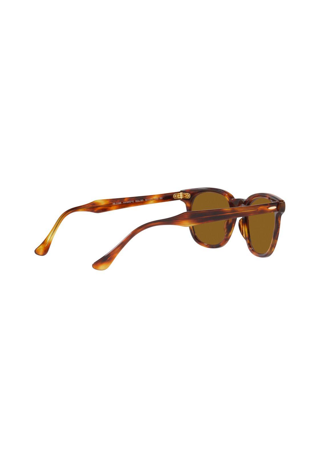 Lentes De Sol Hawkeye Striped Havana Ray-Ban RB22989543352-8