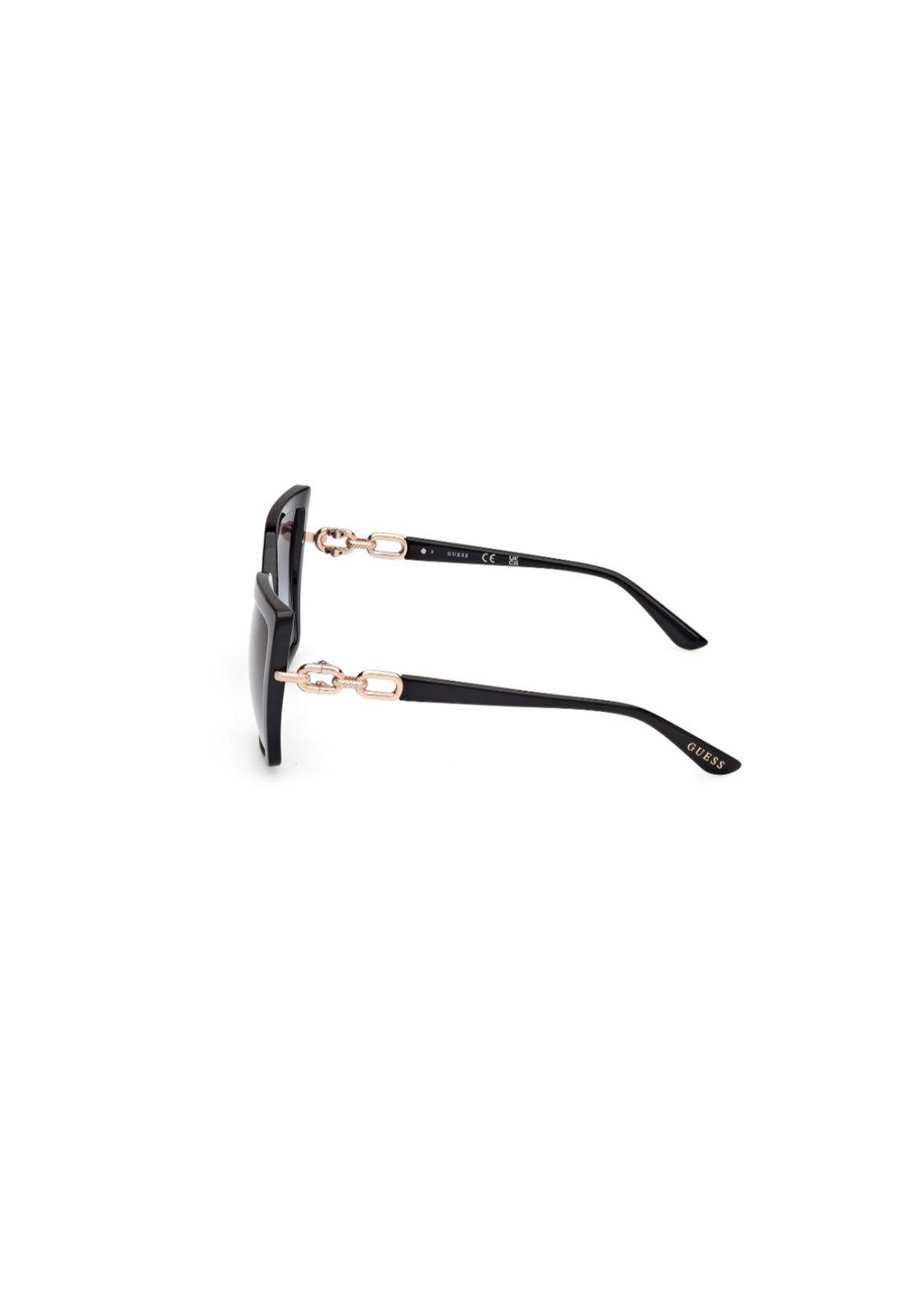 Lentes de Sol Negro Brillante Degradados Guess GU0016001B-2