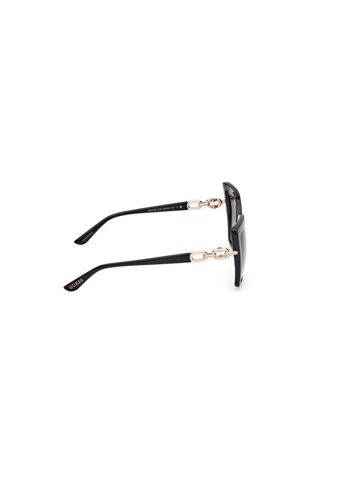 Lentes de Sol Negro Brillante Degradados Guess GU0016001B-6