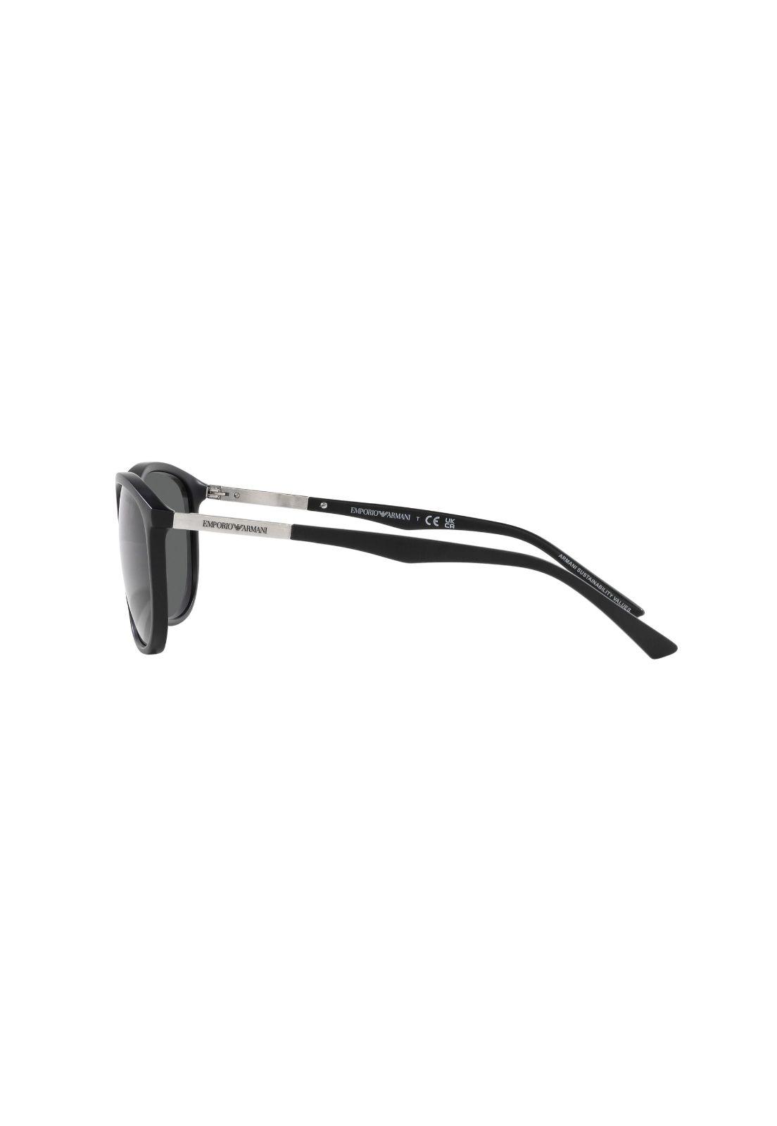 Lentes de Sol Matte Black Emporio Armani-3
