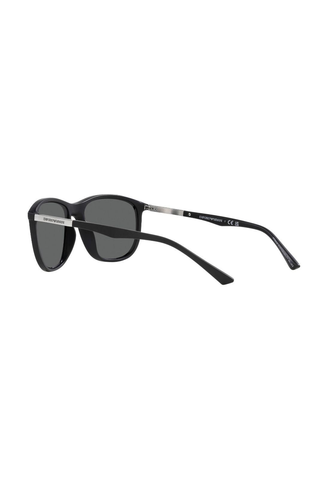 Lentes de Sol Matte Black Emporio Armani-4