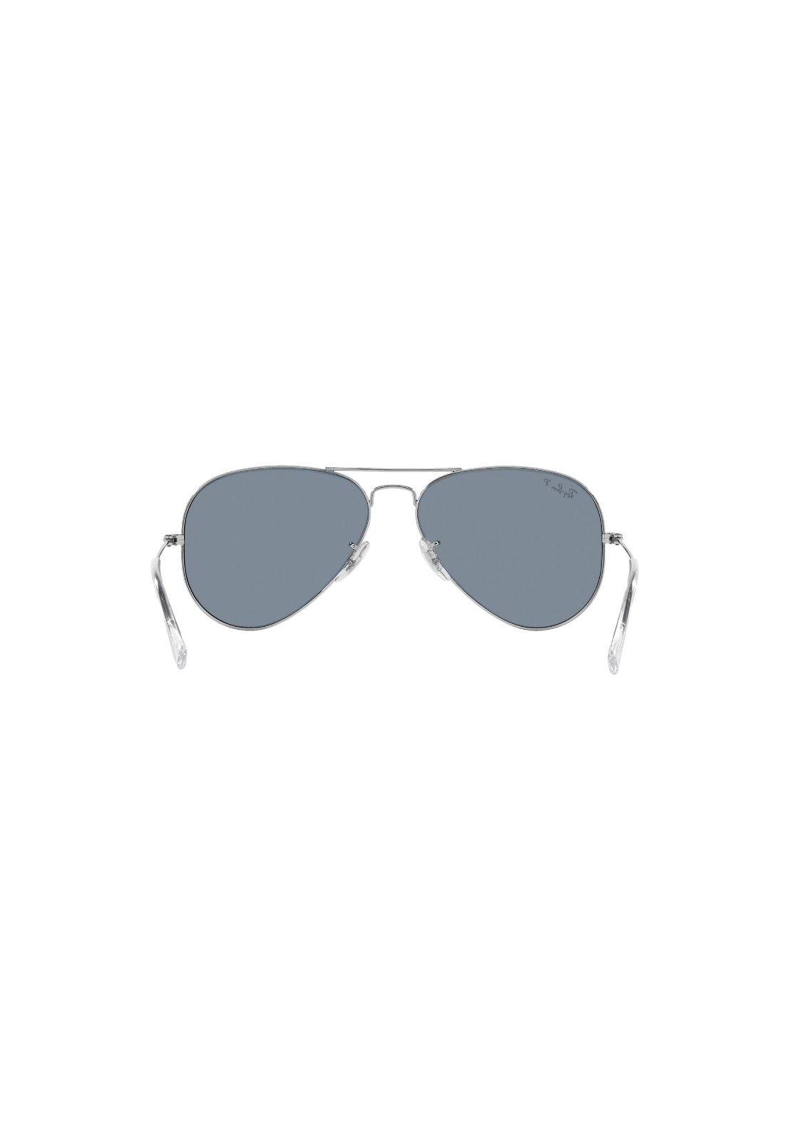 Lentes de Sol Aviator Large Metal Silver Polarizados Ray-Ban-6