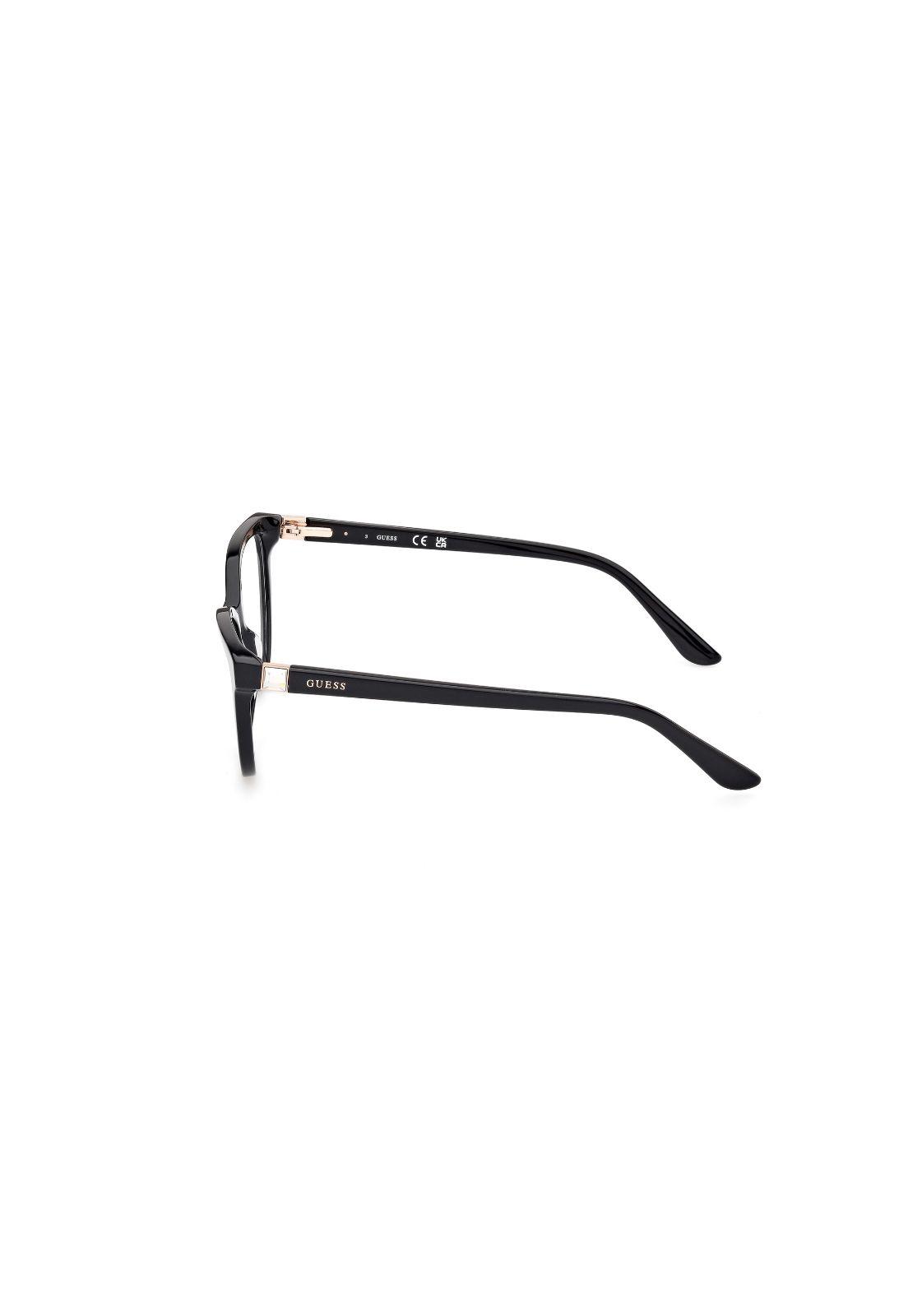 Lentes Ópticos Negro Brillante Guess GU50195001-2