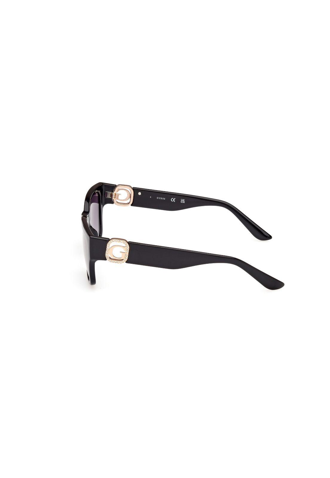 Lentes de Sol Negro Brillante Degradé Guess GU0010501B-2