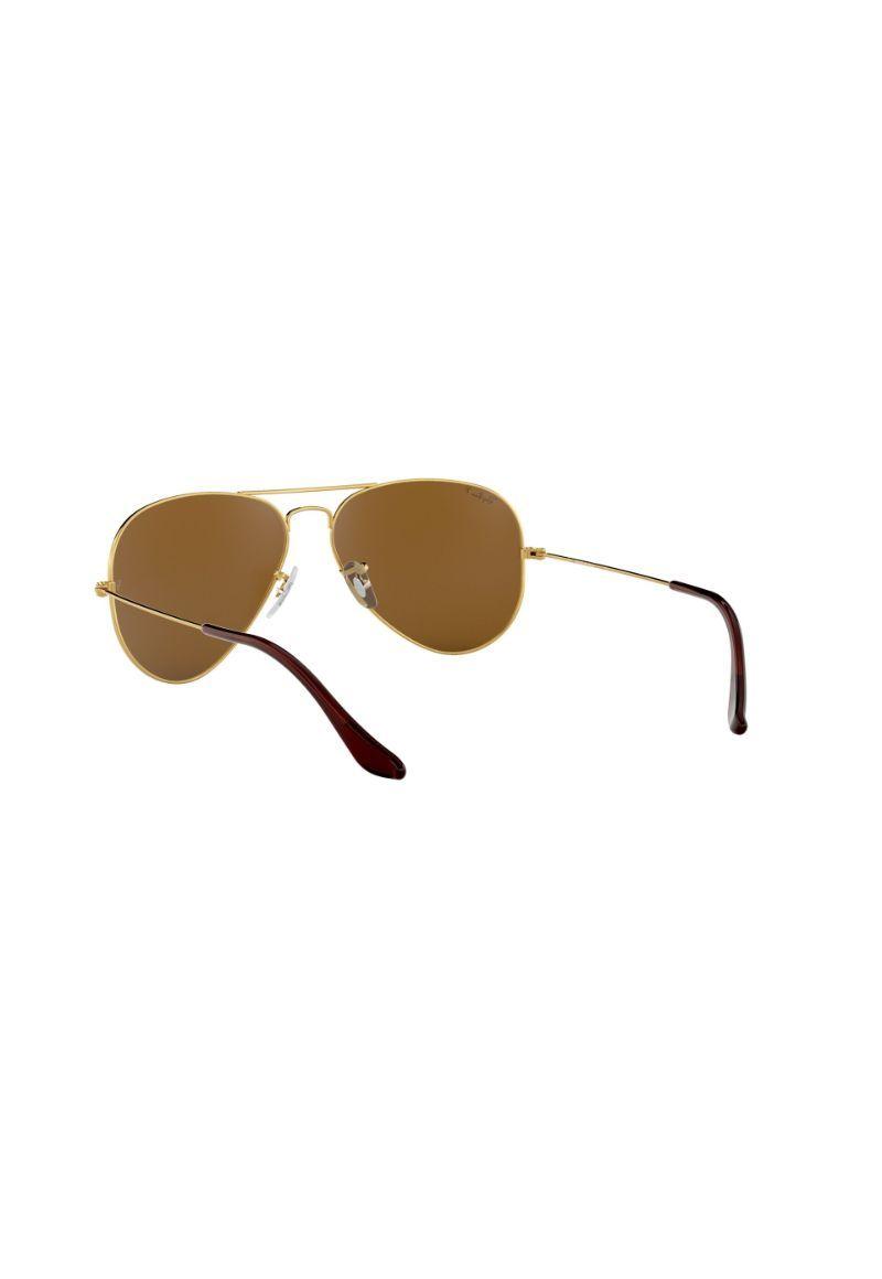 Lentes de Sol Aviator Dorado Polarizados Ray-Ban RB302500157-5