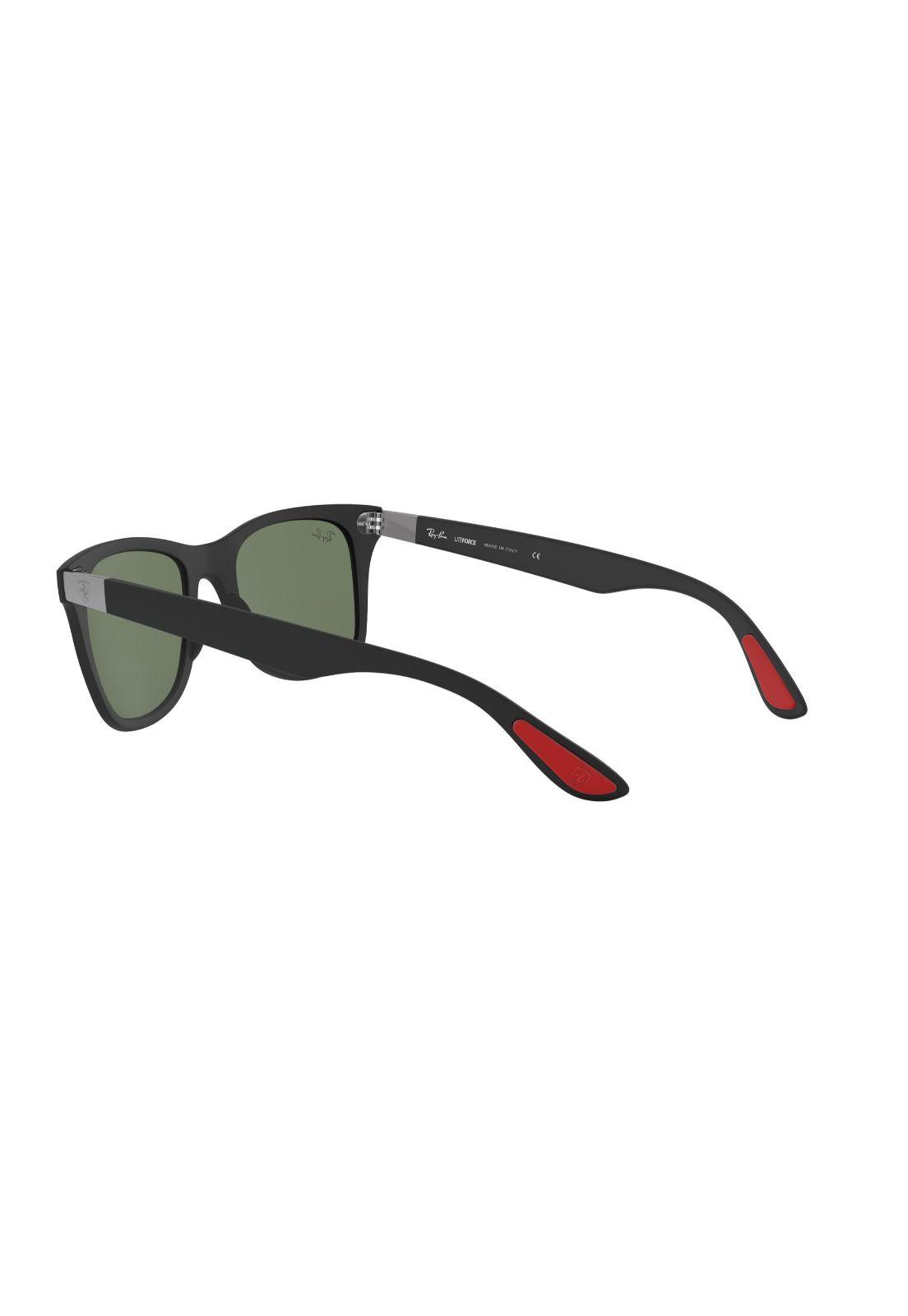 Lentes De Sol Matte Black Ray-Ban Ferrari RB4195MF60271-4