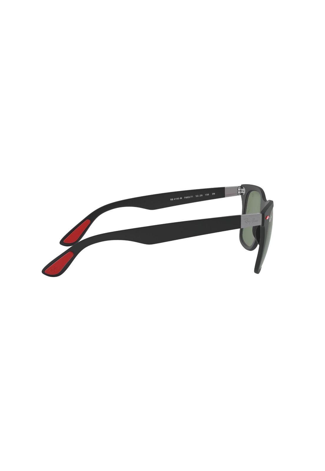 Lentes De Sol Matte Black Ray-Ban Ferrari RB4195MF60271-9