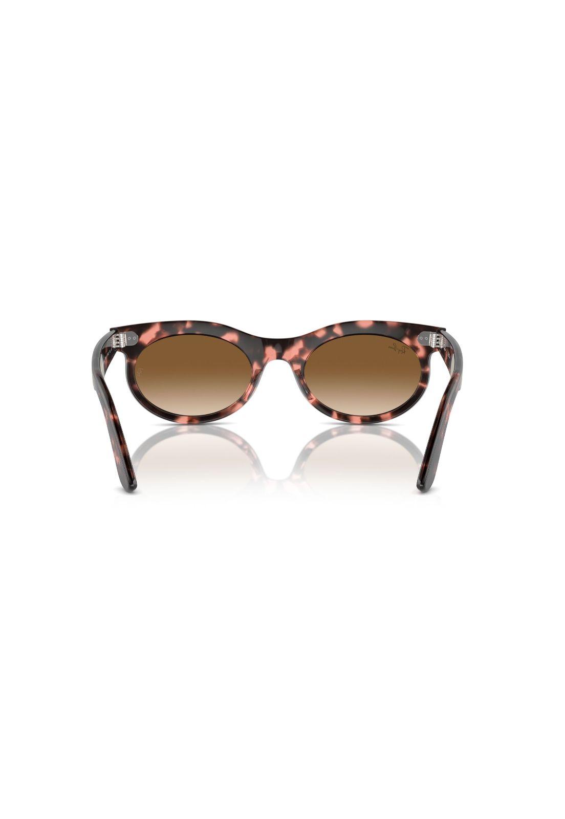 Lentes de Sol Wayfarer Oval Rosado Havana Degradé Ray-Ban-3